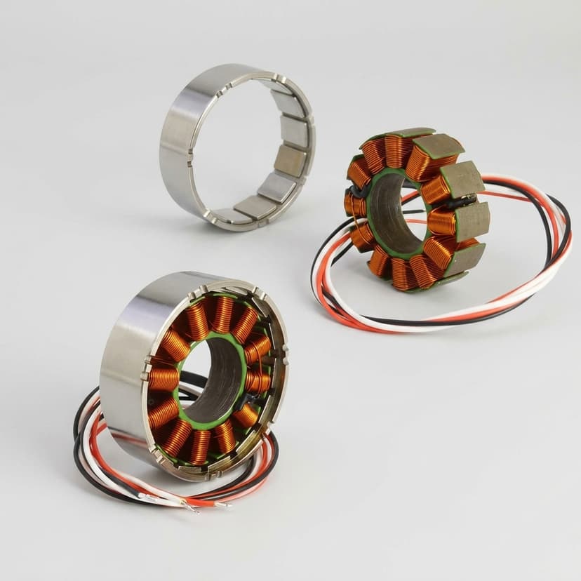 Torque motor structure detail