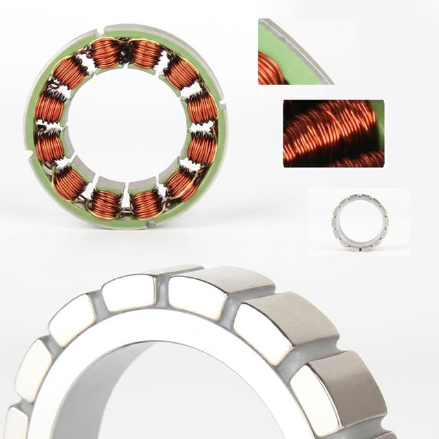 Frameless servo hollow and ring structure detail